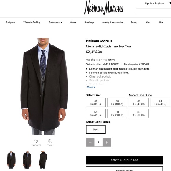 Neiman Marcus Other - Neiman Marcus 100% Cashmere Coat